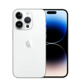 iPhone 14 Pro - Open Box Silver, back and front