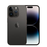 iPhone 14 Pro - Open Box Space Black, back and front