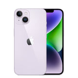 iPhone 14 - Open Box Purple, back and front