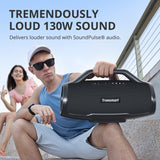 Tronsmart Bang Max 130W Portable Party Speaker With Built in Power bank and Customized LED, up to 24 hours playtime