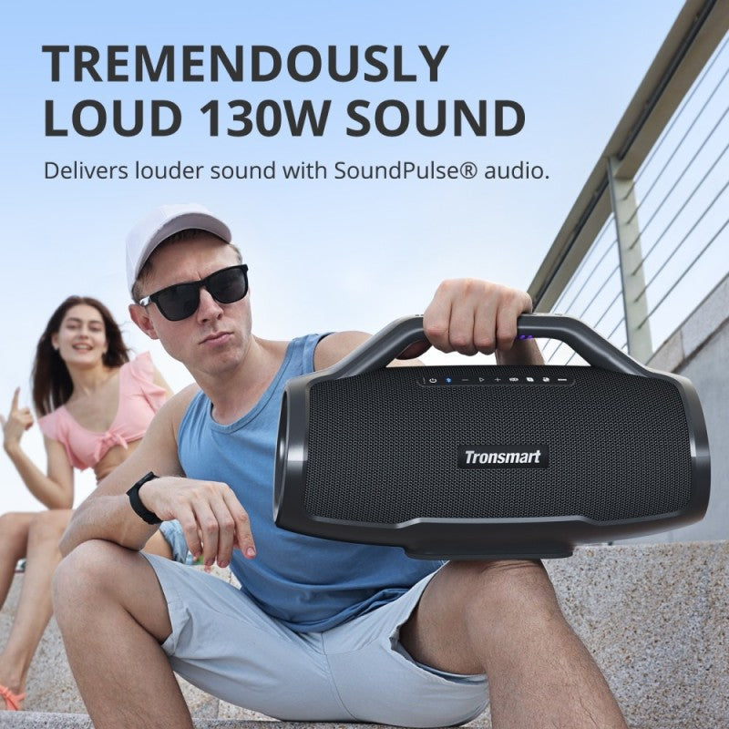 Tronsmart Bang Max 130W Portable Party Speaker With Built in Power bank and Customized LED, up to 24 hours playtime