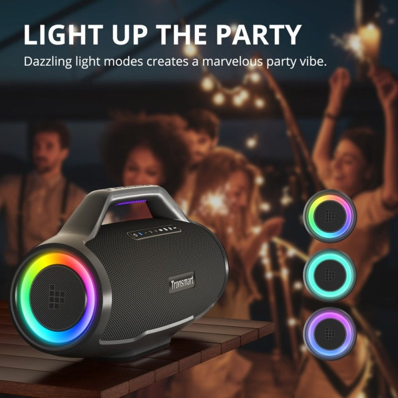 Tronsmart Bang Max 130W Portable Party Speaker With Built in Power bank and Customized LED, up to 24 hours playtime