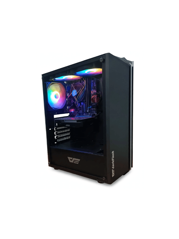 GAMING DESKTOP CPU Intel® Core™ I5-8500, RAM 16GB(8GBx2) DDR4, Motherboard ESONIC H310, 256GB SSD, GPU MSI GTX 1650 4GB USED, PSU 500W