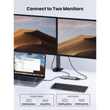 UGREEN 10-in-1 USB-C HUB Docking Station 4k HDMI + 3xUSB + SD/TF + VGA + RJ45 + Aux + USB-C PD Port - CM498 15601