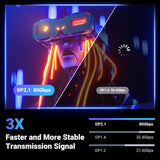 UGREEN 16K Display Port 2.1 Male to Male Braided Cable, Stable & ULTRA-Fast connection, 2M 3M - DP118 15384 25862