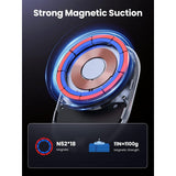 UGREEN 2-in-1 Magnetic Wireless Car Charger – 15W Fast Charging, Dashboard & Air Vent Mount - CD345 15120