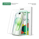 UGREEN (2 Pack) HD Screen Tempered Protective Film For iPhone 15/16 - 25587 25591 25589 25593 45973 45974