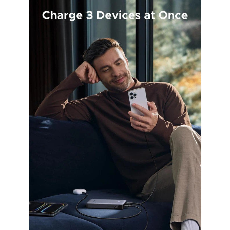 UGREEN 20000mAh 30W Power Bank, Dual Ports, LED Display, Trickle Charging & Multi-Protection Safety - PB532 55989B