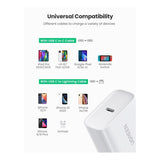UGREEN 20W USB-C Smart & Fast Charger for Phones, Tablets & Ipads - CD137 10191 60450