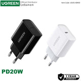 UGREEN 20W USB-C Smart & Fast Charger for Phones, Tablets & Ipads - CD137 10191 60450