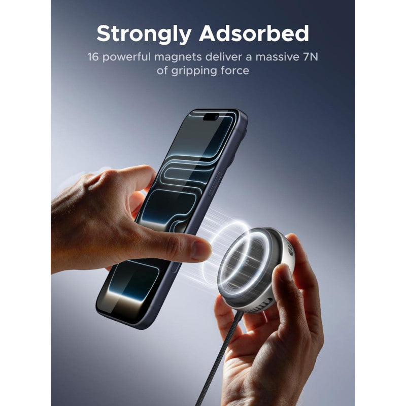 UGREEN 25W Qi2.2 Certified Magnetic Wireless Fast MagSafe Charging Pad with TEC Cooling Fan - W773 75247