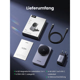 UGREEN 3 in 1 25W Qi2 Magnetic Wireless Charger for iPhone, AirPods & Apple Watch, Wall Charger Included - W707 45025