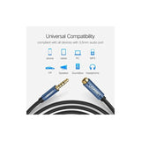 UGREEN 3.5mm Male to Female Extension Audio Cable, 1.5M Braided Cable - AV118 40674