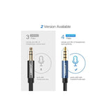 UGREEN 3.5mm Male to Female Extension Audio Cable, 1.5M Braided Cable - AV118 40674