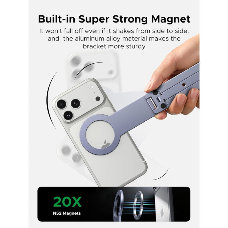 UGREEN 360 Degree Magnetic Phone Tripod, Aerospace Grade Aluminum, Multi-Mode, 118g Lightweight - LP962 75509