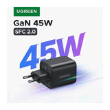UGREEN 45W Dual-Port USB-A + USB-C Smart & Fast Charger for Phones, Tablets & Ipads - X525 65057