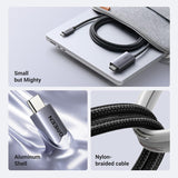 UGREEN 4K @ 60Hz 2in1Display + Charging USB-C to HDMI Cable with additional USB-C PD port allows charging - CM675 55330