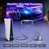 UGREEN 4K@60Hz Active HDMI to USB C Adapter Cable 2M with USB Power Unidirectional HDMI to Thunderbolt - CM773 35984A