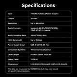 UGREEN 4K@60Hz Active HDMI to USB C Adapter Cable 2M with USB Power Unidirectional HDMI to Thunderbolt - CM773 35984A