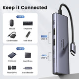 UGREEN 6-in-1 USB-C HUB Docking Station 2x USB 3.2 + 2 USB-C 3.2 + 4K HDMI + USB-C Power Delivery Port - CM511 35999