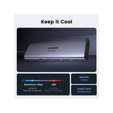 UGREEN 6-in-1 USB-C HUB Docking Station 2x USB 3.2 + 2 USB-C 3.2 + 4K HDMI + USB-C Power Delivery Port - CM511 35999