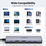 UGREEN 6-in-1 USB-C HUB Docking Station 2x USB 3.2 + 2 USB-C 3.2 + 4K HDMI + USB-C Power Delivery Port - CM511 35999