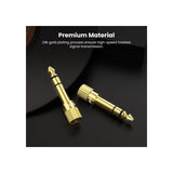 UGREEN 6.35mm Male To 3.5mm Female Adapter, Gold Plated Connector - 20503