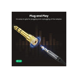 UGREEN 6.35mm Male To 3.5mm Female Adapter, Gold Plated Connector - 20503