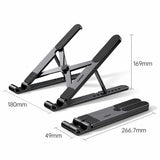 UGREEN Adjustable Laptop Stand, Foldable Ergonomic, 8-Level Height Adjustment, Stable Supports Laptops Up to 15.6" - LP977 55693