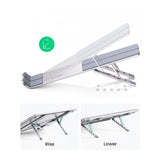 UGREEN Aluminum Laptop Stand Riser, Multiangle, Adjustable, Foldable & Ergonomic Design + Free Pocket - LP451 40289