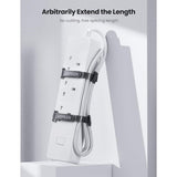 UGREEN Cable management Tie, easy to use, Durable & Flexible Design, Pack of 20Pcs - LP401 20245