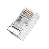 UGREEN Cat6 Connector Ethernet, Set 10pcs Cat6 Shielded Crystal Head RJ45 - NW111 20333