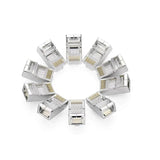 UGREEN Cat6 Connector Ethernet, Set 10pcs Cat6 Shielded Crystal Head RJ45 - NW111 20333