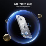 UGREEN Crystal Transparent Magnetic Protective Case for iPhone 15/16 - 25396 25397 25398 25399 45925 45927 45928