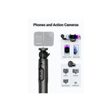 UGREEN Dual Function Selfie Stick & Tripod with Bluetooth Remote, Adjustable Height form 30.5cm to 157cm - LP586 15062