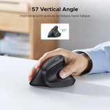 UGREEN Ergonomic Vertical 57° Ergonomic Angle, Silent Mouse, Bluetooth & Wireless, 4000 DPI - M571P 65042 65666