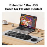 UGREEN High Quality Wired Combo Eng/Arabic Keyboard and Mouse Set - MK330 55915
