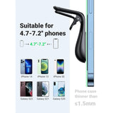 UGREEN Magnetic Car Phone Mount, Strong 300g Vent Clip, One-Handed, Minimalist, Fits 4.7-7.2" Phones - LP290 80712