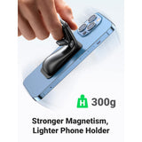 UGREEN Magnetic Car Phone Mount, Strong 300g Vent Clip, One-Handed, Minimalist, Fits 4.7-7.2" Phones - LP290 80712