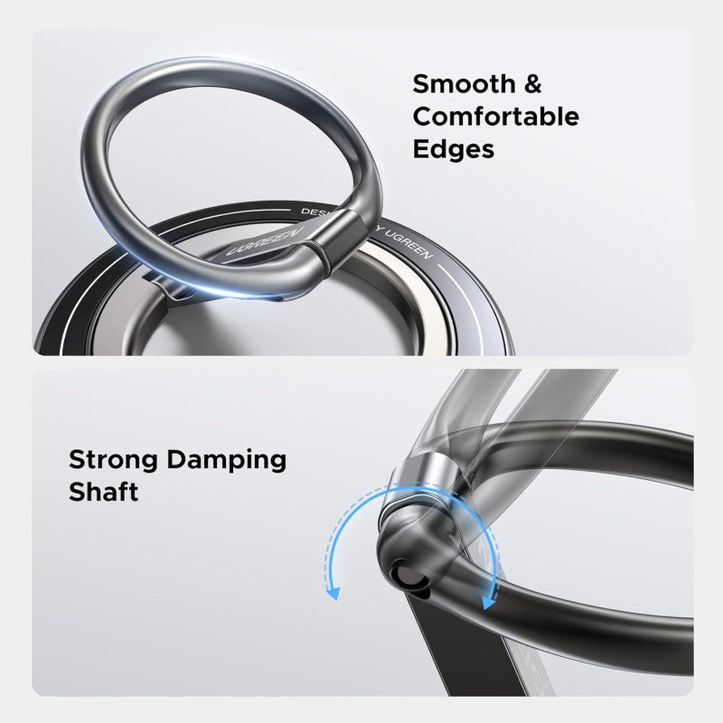 UGREEN Magnetic Phone Holder & Kickstand Ring, 360° Rotating, Slim Ergonomic Design for MagSafe Smartphones - LP945 65819