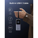 UGREEN Nexode Power Bank 130W 3 Ports 20000 mAh, Built-in USB-C Cable for Laptops, MacBooks, phones, iPads - PB723 55365B