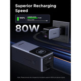UGREEN Nexode Power Bank 130W 3 Ports 20000 mAh, Built-in USB-C Cable for Laptops, MacBooks, phones, iPads - PB723 55365B