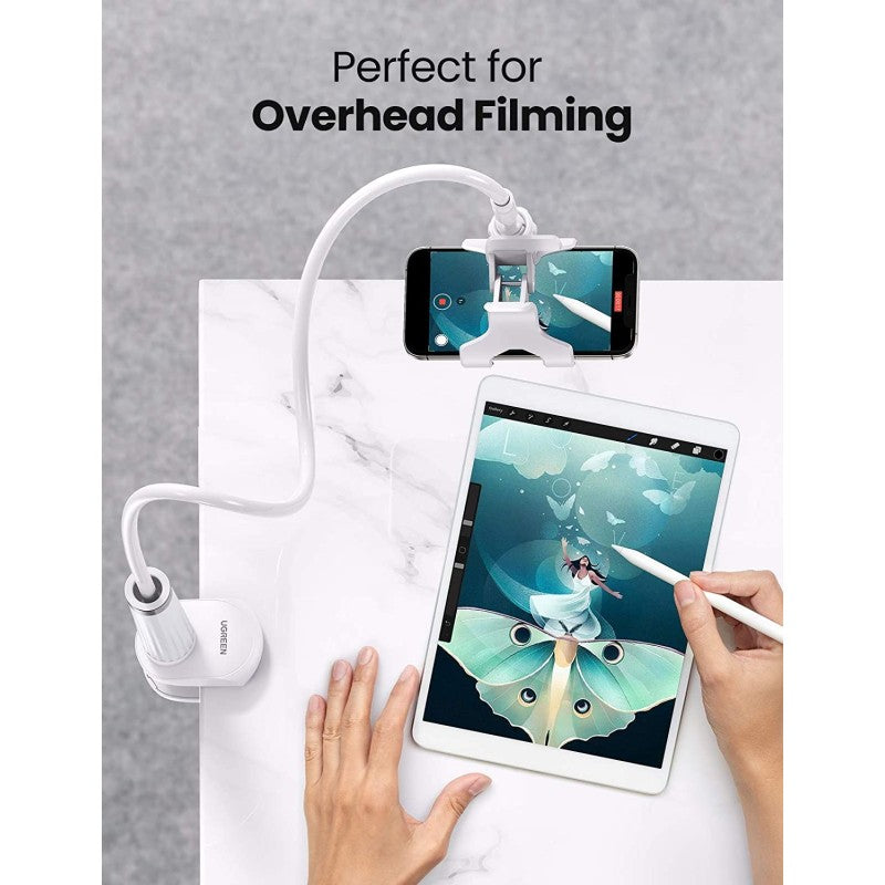 UGREEN Phone Holder Support Phone and Tablet Up to 7.2 Inch, with 90CM Flexible Long Arm, Stable Design - LP113 30488