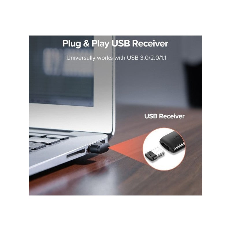UGREEN Pro Wireless Lazer Presentation Remote with built-in laser pointer & Advanced function - LP479 50654