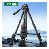 UGREEN Professional Camera Tripod Adjustable Height from 53.5 to 175cm with Mobile Phone Holder and Travel Bag - LP661 15187