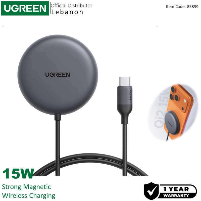 UGREEN Qi2 15W Magnetic Wireless Charger, Fast MagSafe Charging for iPhone - W720 85899