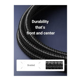 UGREEN RJ45 Cat7 F/FTP Patch Cord Ethernet Cable, with Cotton Braid, Available in 0.5M, 1M, 2M, 3M, 5M, 10M - NW150
