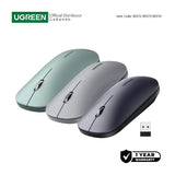 UGREEN Silent Wireless Mouse, 4000DPI, Accurate Control, Extra Slim, Organic Shape, Natural Fit - MU001 90372 90373 90374