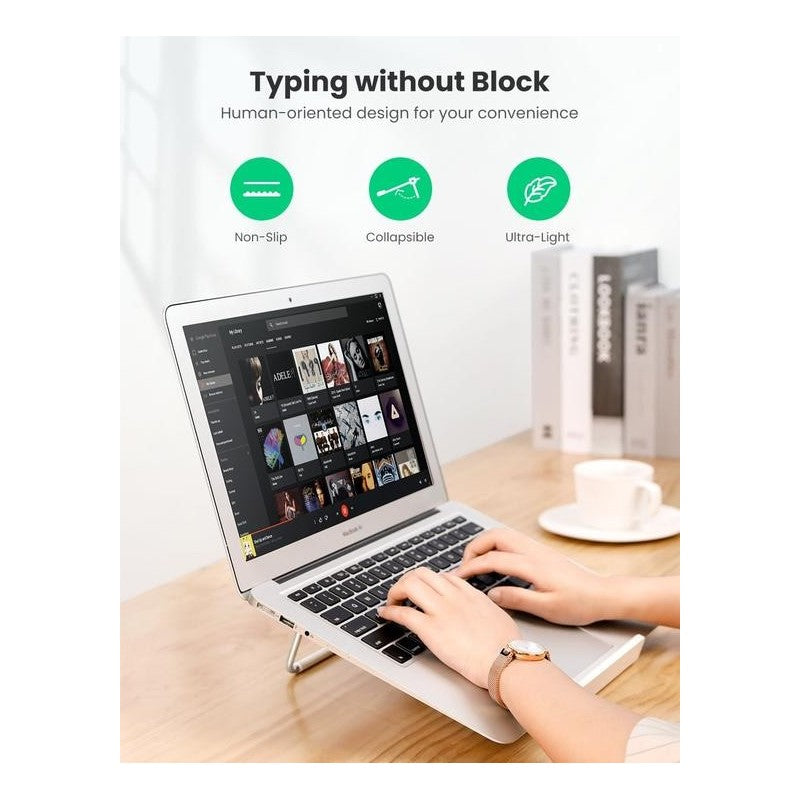 UGREEN Stainless Steel Laptop Stand, Foldable & Portable From 11 to 16 inch - LP230 80348
