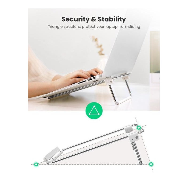 UGREEN Stainless Steel Laptop Stand, Foldable & Portable From 11 to 16 inch - LP230 80348